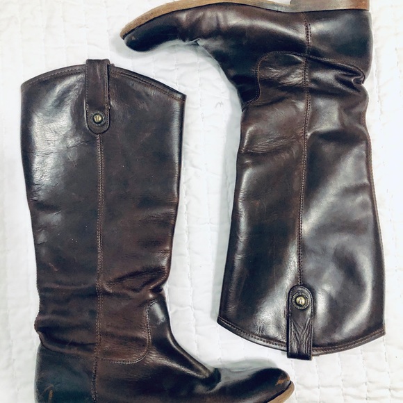 Frye Melissa Button Slip-On Boots - Picture 2 of 5